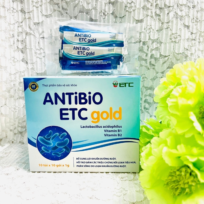 Men vi sinh Antibio ETC Gold hỗ trợ đường tiêu hóa