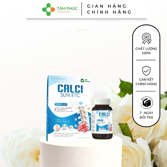 Viên uống bổ sung Calci Sun ETC