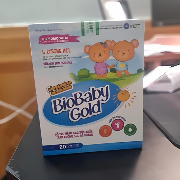 Siro hỗ trợ ăn ngủ ngon, tăng cường sức đề kháng BioBaby Gold